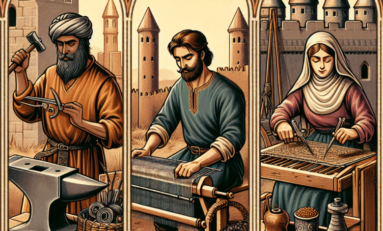 Artigiani del Medioevo: Creatività e Mestieri nel Passato