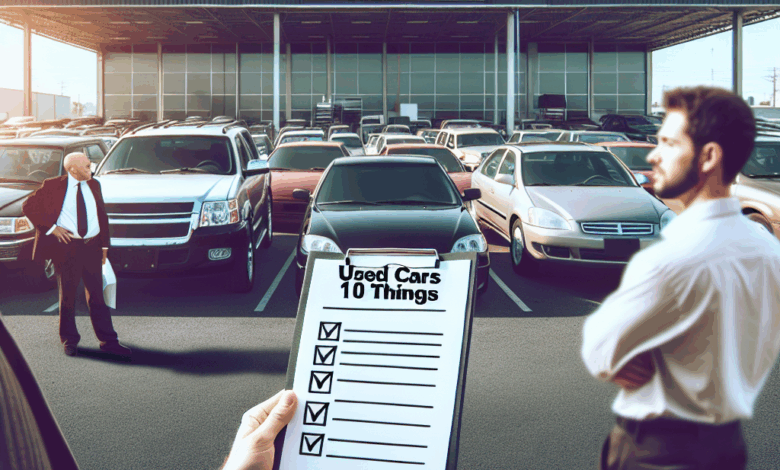 Auto Usate: 10 Cose da Considerare Prima dell'Acquisto