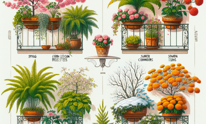 Le Migliori Piante da Balcone per Ogni Stagione