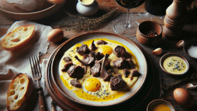 Agnello al formaggio e uova: un classico della tradizione.