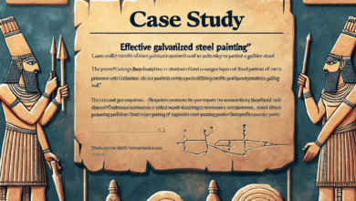 Case Study: Verniciatura di Acciaio Zincato Efficace