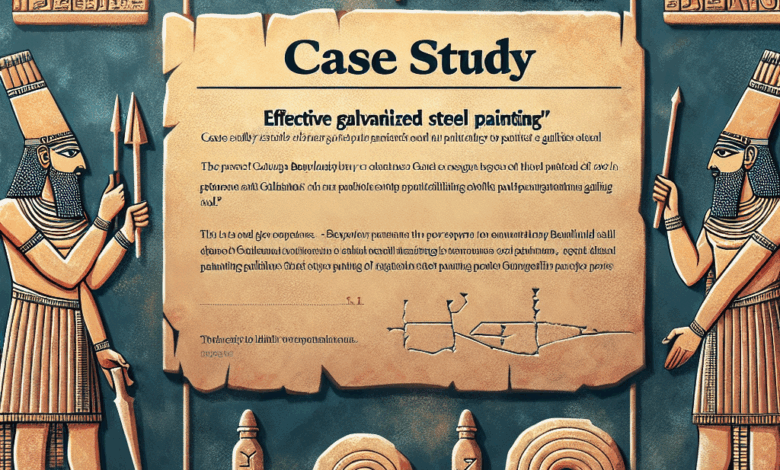 Case Study: Verniciatura di Acciaio Zincato Efficace