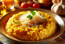 Risotto alla Milanese: un'opera d'arte culinaria.